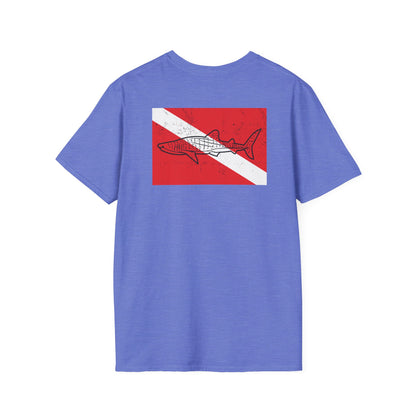 Whale Shark Dive Flag T-Shirt