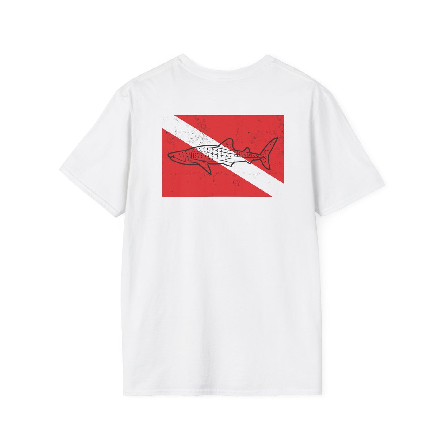 Whale Shark Dive Flag T-Shirt