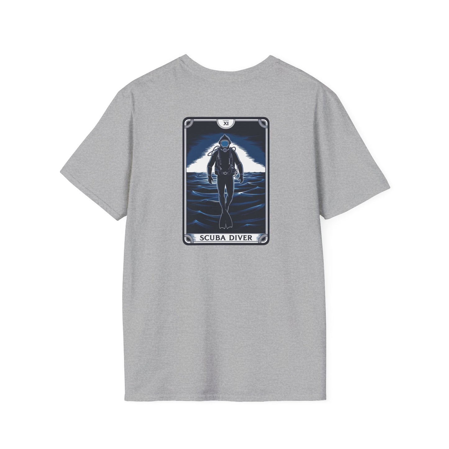 Scuba Diver Tarot Card T-Shirt