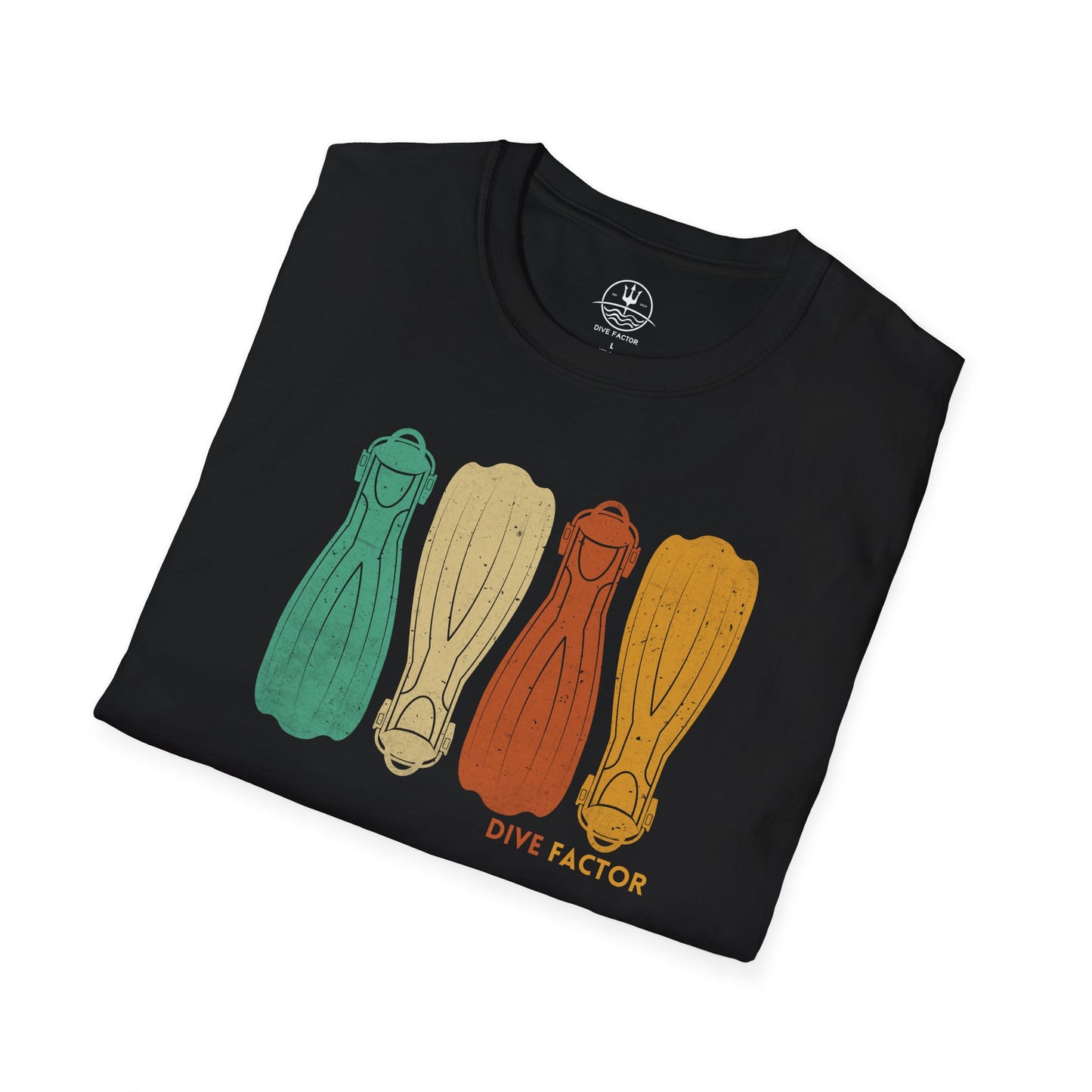 Retro Dive Fins T-Shirt