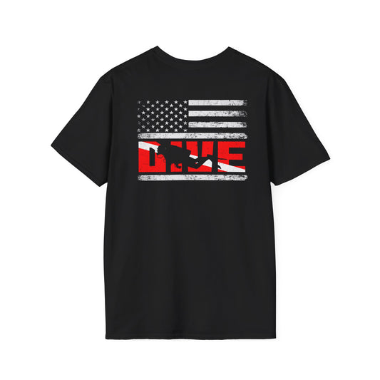 American Flag Dive T-Shirt