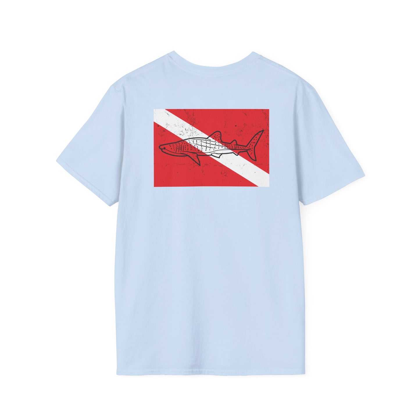 Whale Shark Dive Flag T-Shirt