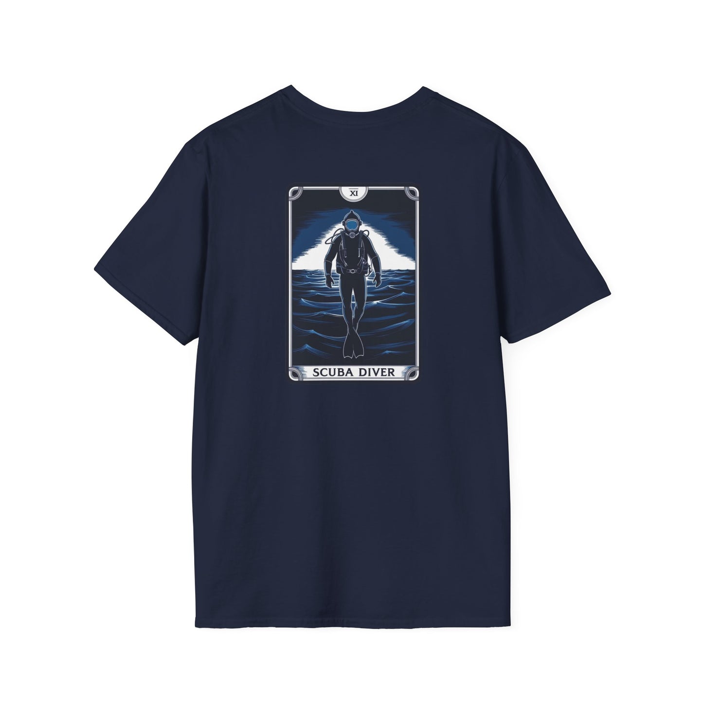 Scuba Diver Tarot Card T-Shirt